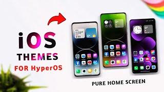  3 New iOS Inspired Themes For Redmi and Poco Phone | iOS themes | Themes for Hyperos