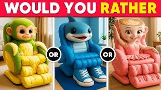 Would You Rather...? Build Your BRAINROT ANIMALS House  Quiz Alien