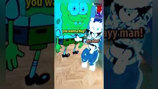 FREAKBOB TROLLS FURRY IN VRCHAT #shorts #funny #vrchat #freakbob #spongebob #shmigledoof #vr