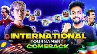 INDIA  MALAYSIA | INTERNATIONAL TOURNAMENT  | ASIAN PES COMMUNITY | KNOCKOUT | COMEBACK THRILLER 