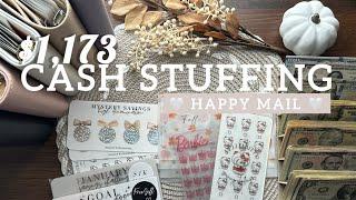 $1,173 Cash Stuffing | October 2024 Week 4 | Happy Mail #cashstuffing