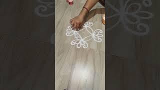 daily simple and easy rangoli designs #subscribe #dailyrangoli #muggulu