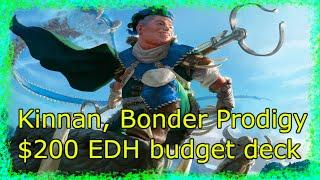 Kinnan, Bonder Prodigy $200 budget EDH Deck Tech | Magic the gathering Commander