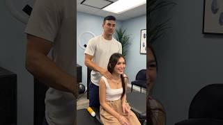 Francine Diaz from the Philippines gets adjusted 