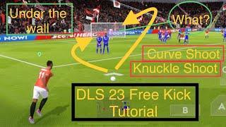 DLS 23 Free Kick Tutorial | Dream League Soccer 2023 Free Kick | Free Kick Goals | Tips & Tricks