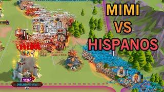 BALLENA MIMI LUCHA CONTRA HISPANOS | RISE OF KINGDOMS ESPAÑOL