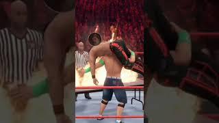 John Cena Delivers Attitude Adjustment Through An Ignited Table (WWE 2K22)