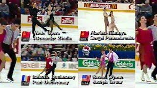  Top 4 Free Dances: 1990 World Figure Skating Ice Dance [Can. ]