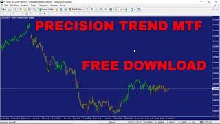 Multi Time Frame Version Of Precision Trend 2020 Indicator FREE DOWNLOAD