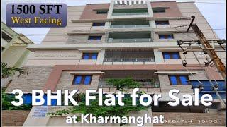 3 BHK Flat for Sale at Kharmanghat # P32 || Inner Ring Road || Gayathri Nagar || Hyderabad ||