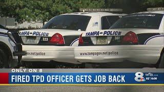 Terminated Tampa police officer rehired following misconduct investigation