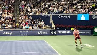 Tommy Paul Jannik Sinner 46-shot rally Court Level View | National Bank Open Toronto August 12, 2023