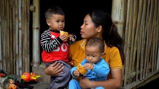 Harvesting tomato garden, and how to make sticky rice to sell at the market, cooking. Trieu Thu Thuy