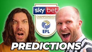 Championship SCORE PREDICTIONS - Round 19