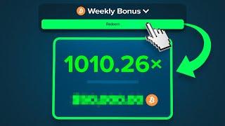 I CLAIMED MY STAKE WEEKLY AND HIT A 1000X WIN..