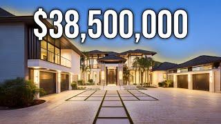 INSIDE a $38,500,000 MEGA-MANSION in THE MOST EXCLUSIVE NEIGHBORHOOD in FLORIDA!