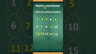 Missing numbers @rashmisudev #missing #numbers #mathshorts #maths #mathstricks #math