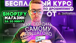 Бесплатный курс по Shopify дропшиппингу  Разработка Shopify магазина бесплатно