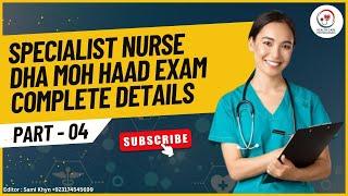 Specialist Nurse For DHA, MOH, HAAD Exam Full Details || Health Care Professional #healthcarecareers