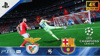 (PS5 Pro) FC 25 - Benfica vs. Barcelona [UEFA Champions League] - [4K 60FPS] Gameplay