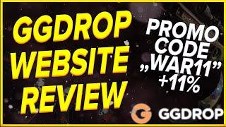 GGDROP SITE REVIEW | GG DROP UNBOXING | GGDROP PROMO CODE "WAR11" +11% bonus