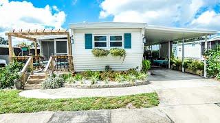 Florida Mobile Home For Sale in Lake Front Community