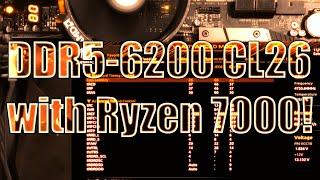 2x16GB DDR5-6200 CL26! with Ryzen