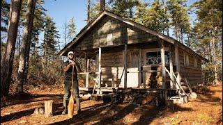 Up River to Rustic Off-Grid Cabin (100-Year-Old Ranger Outpost)