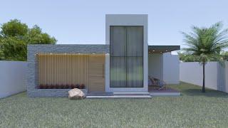 CASA MODERNA Y PEQUEÑA