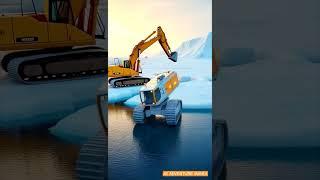 "AI JCB Robot Digger Transformation!  Mind-Blowing Excavator Animation Unleashed!" #veku #jcbvideo