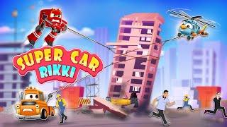 Supercar Rikki Saves the People from Disaster at the Construction Site?