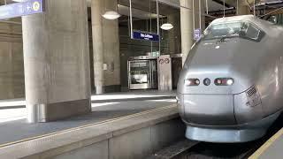 Oslo Lufthavn GMB Class 71 electric train arrives bound for Oslo Central Station Norway Flytoget