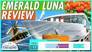 Experience a NETHERLANDS River Cruise  Emerald LUNA Review and Deck-By-Deck Tour ~ Emerald Cruises