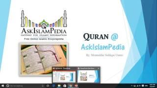 How to read Quran on Askislampedia