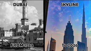 Evolution of Dubai Skyline 1799 to 2026