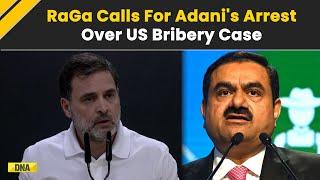 Gautam Adani Bribery Case: Rahul Gandhi Demands Adani’s Arrest Amid US Bribery Charge | Adani News