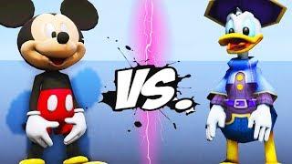 MICKEY MOUSE VS DONALD DUCK - EPIC BATTLE