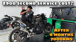 Z900 2nd service cost?