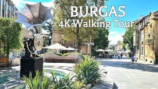  Walking in BURGAS 4K, Bulgaria