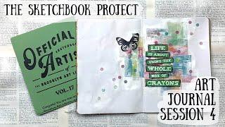 Art Journal Session BYO music | The Sketchbook Project Session 4  Shanouki Art 