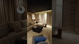 A snippet of the theatre room in our recently completed residential project!