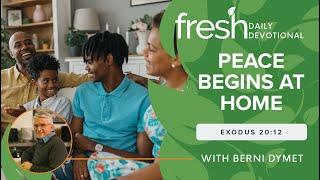 Peace Begins at Home