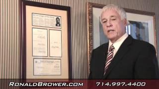 Orange County Criminal Defense Attorney Ron Brower talks about his Landmark Cases