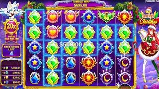 STARLIGHT CHIRSTMAS  - 1 HOUR BONUS BUY - HIT BIG TUMBLE WIN - HUGE WIN CASINO SLOT ONLINE