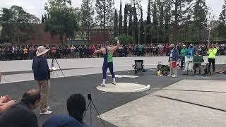 Ryan Crouser throws 22.74m at Long Beach, CA 2019