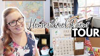 COME LEARN WITH US!  || 1st Grade + Preschool + Toddler Homeschool Room + Playroom Tour