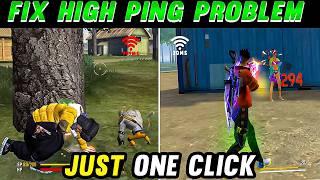 FIX YOUR HIGH PING PROBLEM IN JUST 1 MIN II HOW TO FIX HIGH PING PROBLEM IN FREE FIRE 2025