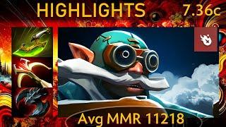 ⭐ 7.36c Gyrocopter |KDA - 22 KP - 75%| Carry Highlights - Dota 2 Top MMR