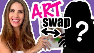 Art Swap with a fellow YouTuber! You won’t believe how she transformed my character! 