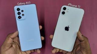 iPhone 11 Vs Samsung Galaxy A53 Speed Test Comparison | JABIR UNbox